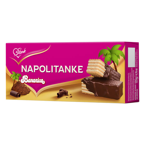 Napolitanke coated & Bananica flavor 135g